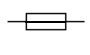 Electrical symbol for a fuse