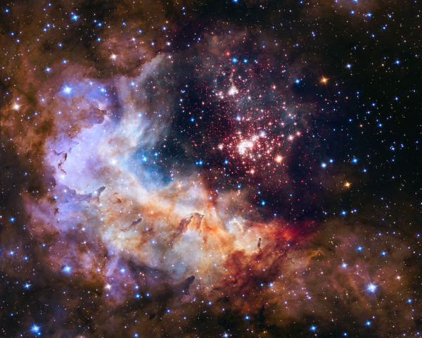 Westerlund 2 - Hubble's 25th Anniversary image